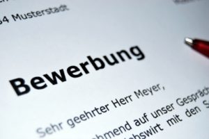 Bewerbung für einen Ausbildungsberuf